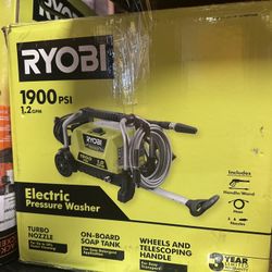 Ryobi Pressure Washer 1900psi Like New Open Box 