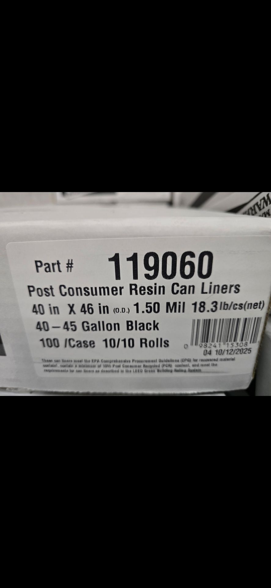 45 Gallon Trash Bags