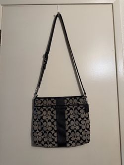 Large crossover Coach Purse