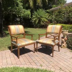 Italian Made Neoclassical Armchairs By Mark David 