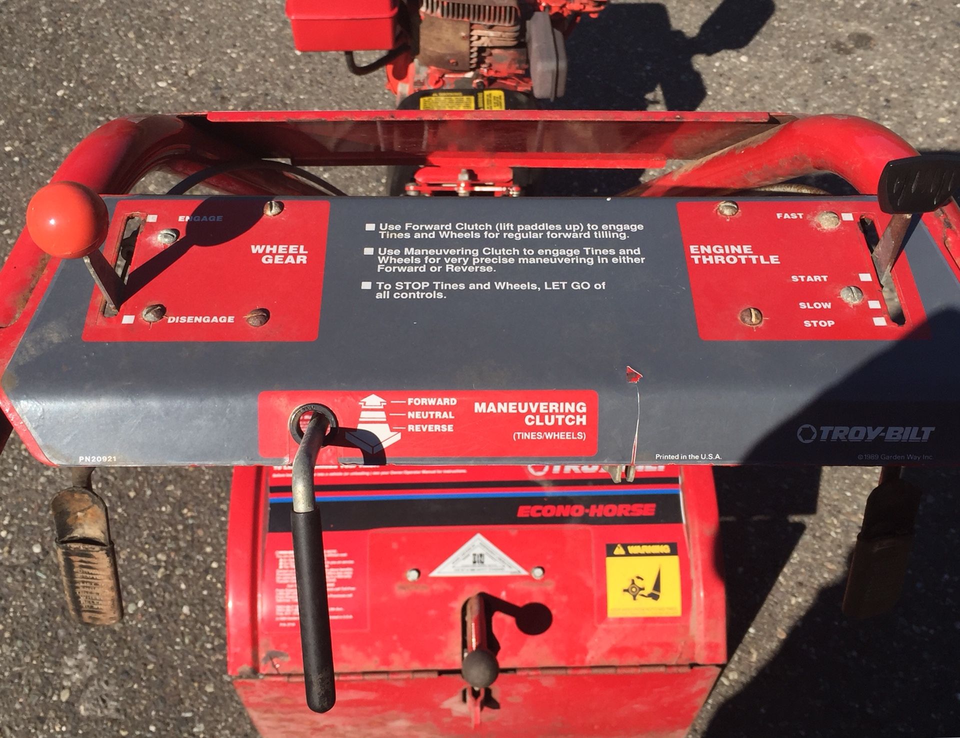TROYBILT Rototiller EconoHorse Pony Tiller for Sale in WA