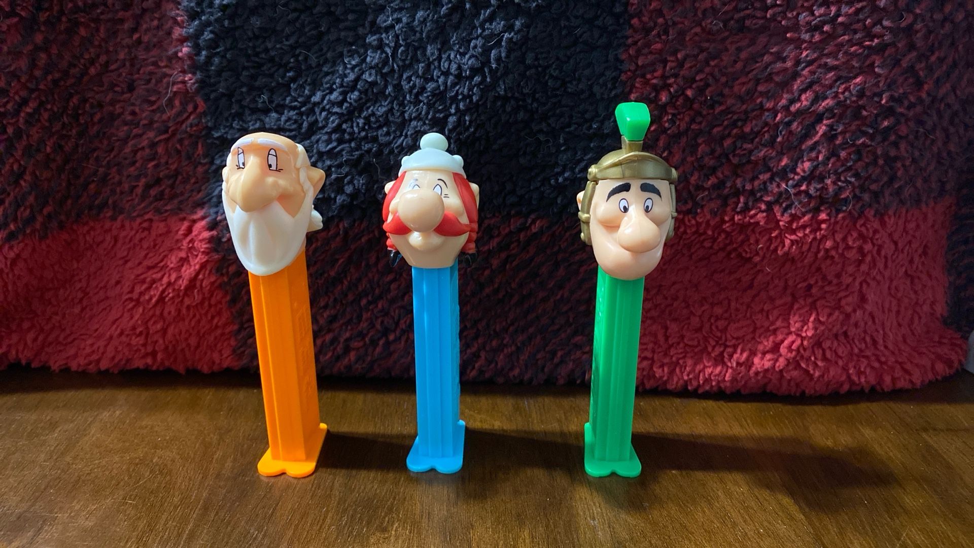 PEZ Dispenser Lot Of 3 Series B Asterix 1997 Euro
