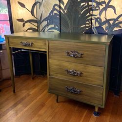 Vintage Mid Century Modern wood Desk