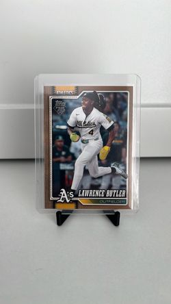 Topps Gold Lawrence Butler Oakland Athletics Baseball Card Numbered 21/2026
