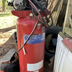 Air Compresor Red Color Campbell Housefell 