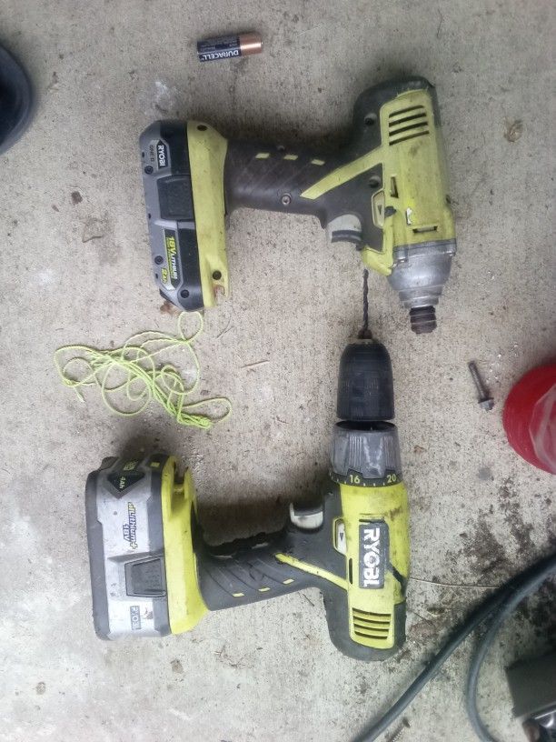 Ryobi Impact And Drill