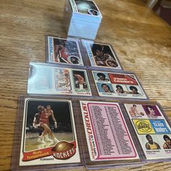 Vintage 70s Basketball Card Lot: 100 Count + Feature Cards