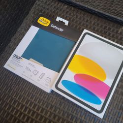 Ipad 10th Gen 64GB W/ New Otter Box Defense Case