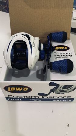LEW’S CUSTOM INSHORE RH BAITCAST REEL NEW
