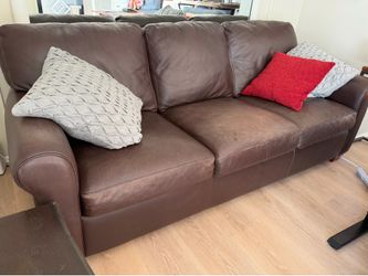 Leather couch
