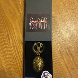 Suicide Squad Comic Con Joker Keychain New 
