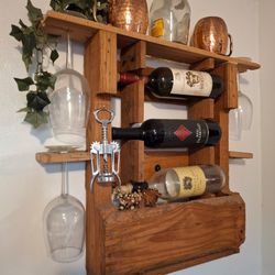 Wood Wine Rack $25 OBO 