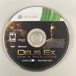Deus Ex Human Revolution Microsoft Xbox 360 Disc Only  