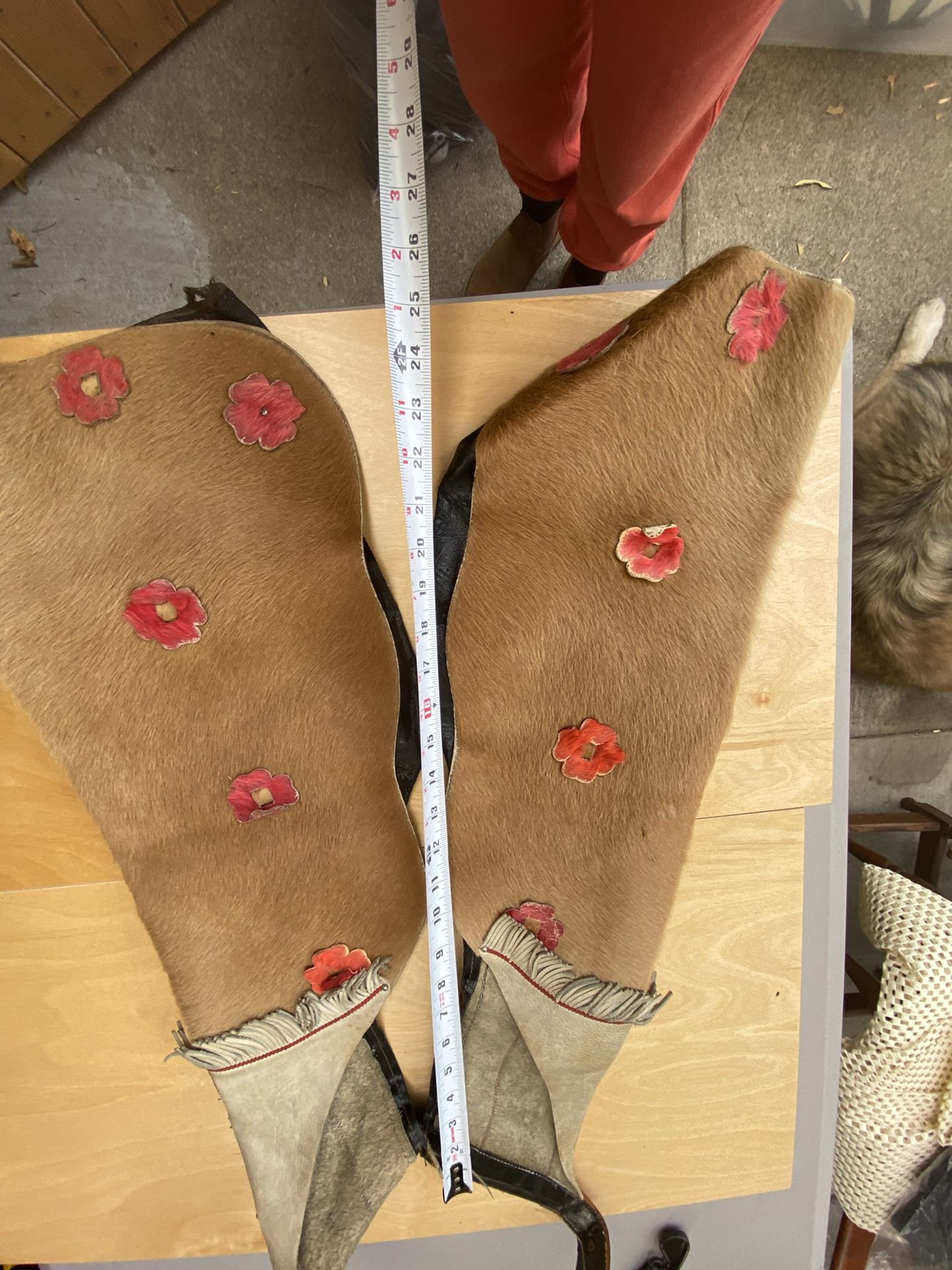 1920’s Vintage Cowboy Vest And Chaps For Child