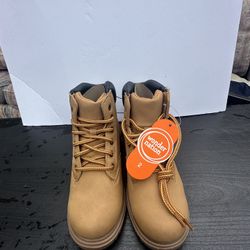 Timberland Premium 6-Inch Waterproof Boot Wheat Nubuck 1(contact info removed) Sz 2m Youth 