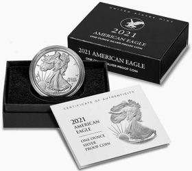 American Eagle 2021 One Ounce Silver Proof Coin