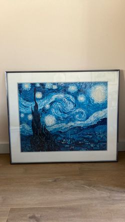 Framed “Starry Night” by Van Gogh Art Print