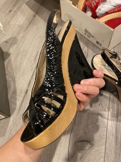 New Steve Madden Black Patent Size:6 $10