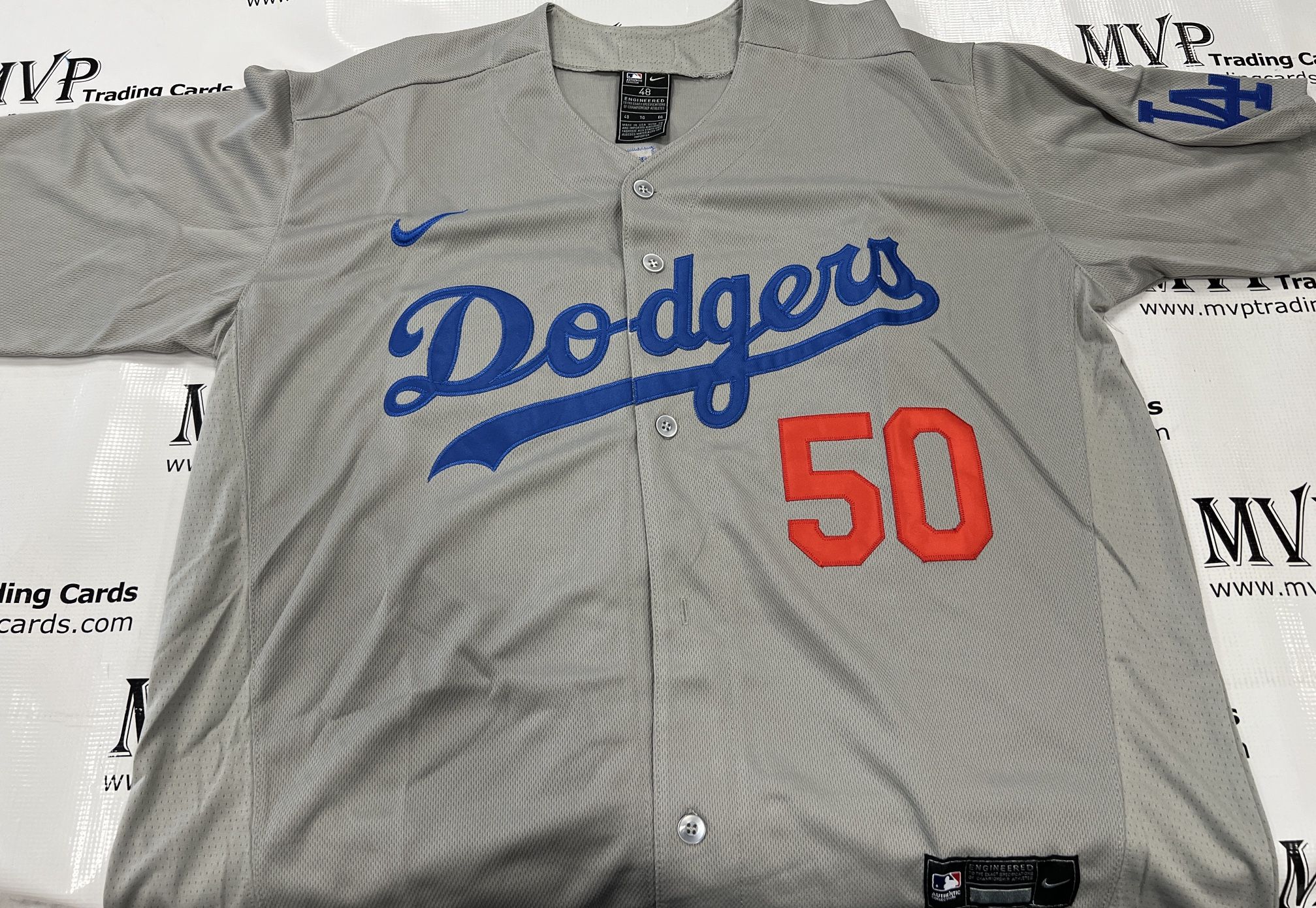 Mookie Betts Gray Road Los Angeles Dodgers Men’s Jerseys