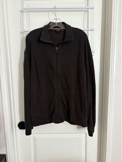 Hugo Boss Men’s Brown Track Jacket - Size Large