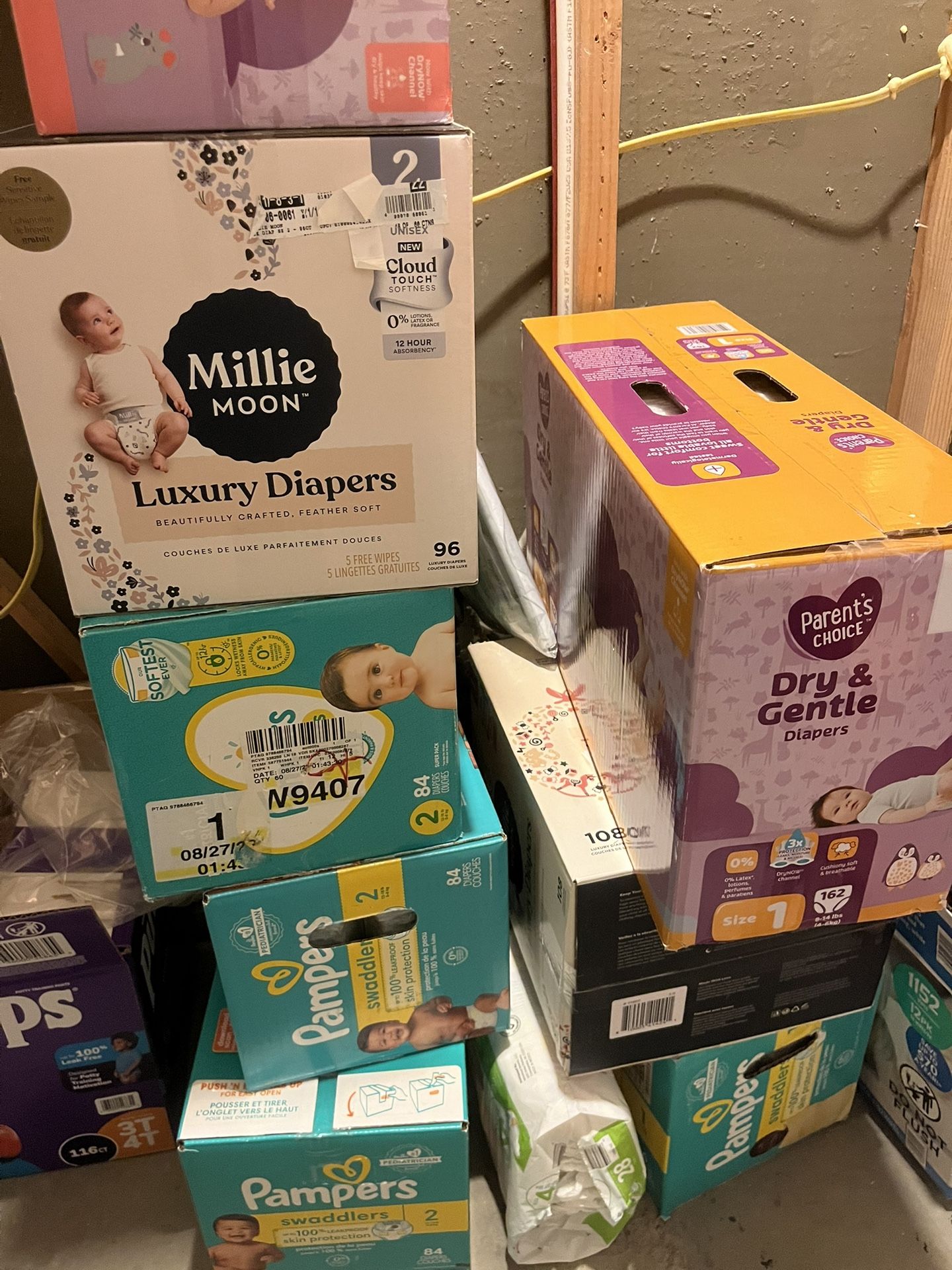 Diapers Size 1&2