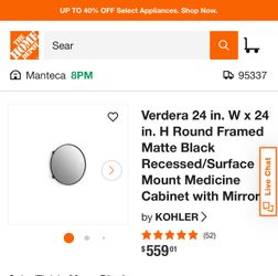 BRAND NEW! Kholer cabinet Mirror
