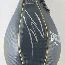 Ryan Garcia Signed Everlast Full-Size Authentic Speed Bag (Beckett Witnessed) 