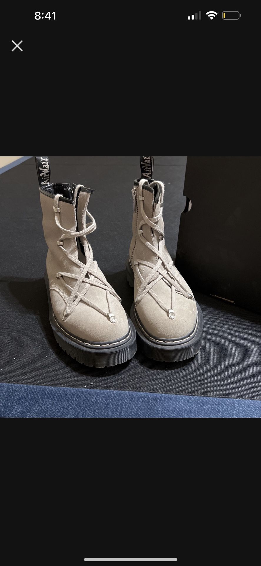 doc martens x rick owens