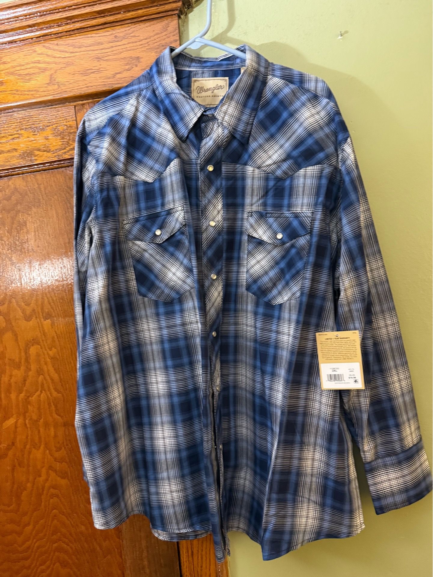 Wrangler Western shirt Men’s XXL NWT