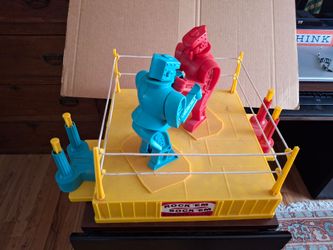 Vintage 1966 Rockem Sockem Robots With Original Box