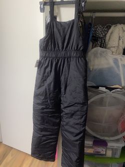 Winter Snowbib (for Boy And Girl) Black N Nave Blue 