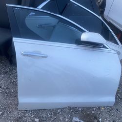 2013-2018 Pearl White Cadillac Ats Front Passenger Door OEM