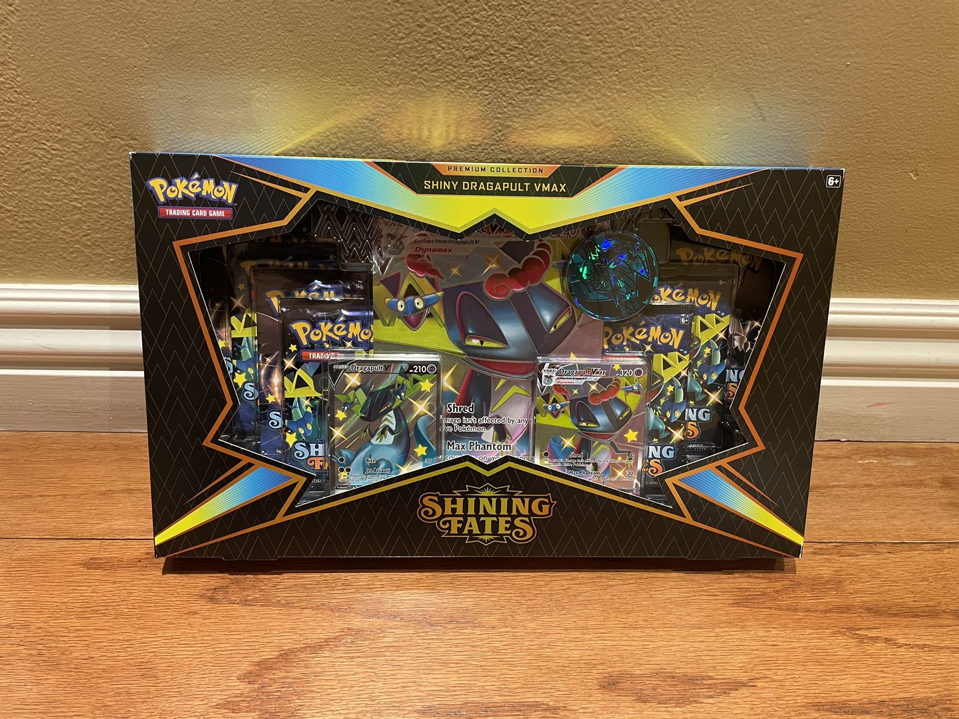 Pokémon Shining Fates VMax Premium Collection Box Shiny Dragapult for Sale in Buena Park, CA