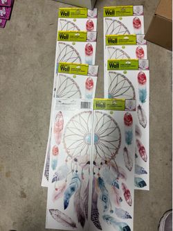 Jumbo wall Dream catcher stickers 4-pc set