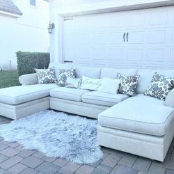 Gorgeous Double Chaise Sectional  