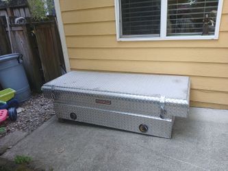 Weather Guard Aluminum Diamond Plate Truck Tool Box