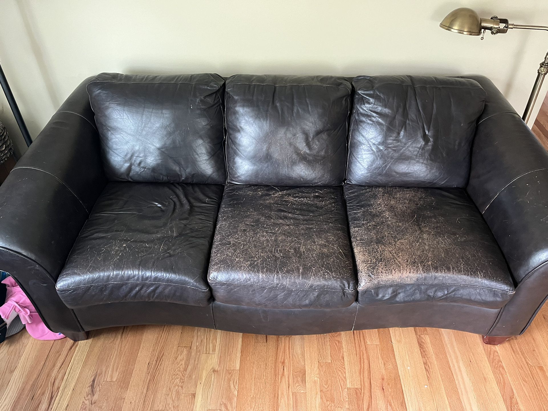 Pleather Couch