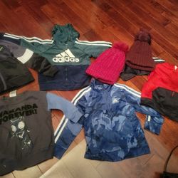 Kids (2T) Nike and Adidas Zip Up Jackets