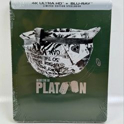 brand new sealed 4k blu ray steelbook platoon bluray 