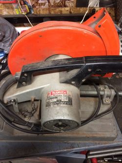 PRICE REDUCED Makita 355mm portable cut off model 2414 for