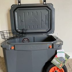 45 Quart Ozark Trail Wheeled Cooler Ice Chest New