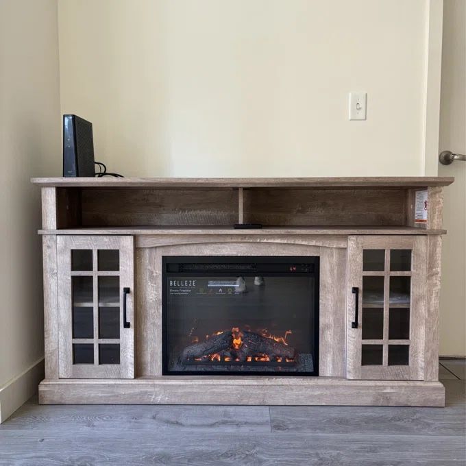 TV STAND / Media Console / With Fireplace