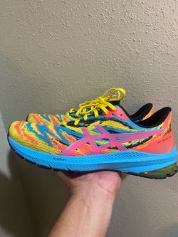 Asics GT-1000 12 Vibrant Yellow/Hot Pink Tie Dye Size 12 Women’s 10.5