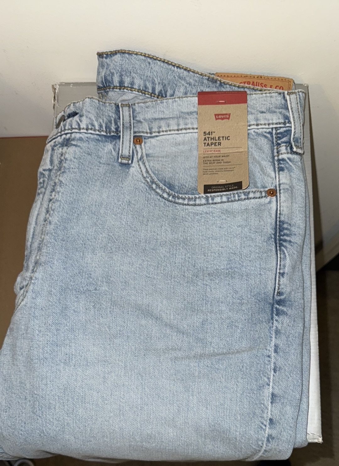 Levi's Light Wash Athletic Taper Jeans
