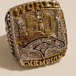 Denver Broncos Peyton Manning Super Bowl Ring
