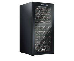 66 Bottle Wine Cooler Refrigerator - Dual Zone Wine Fridge with Intelligent Digital Control, Low Noise Operation, Freestanding Wine Refrigerator for H
