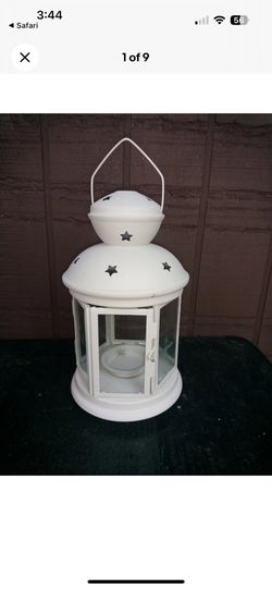Vintage  IKEA Metal Lantern Candle Holder 