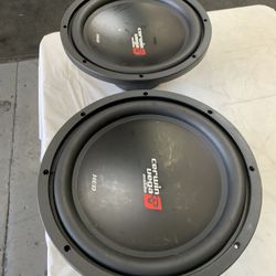 2 12 Inch Cerwin Vega  Subwoofers