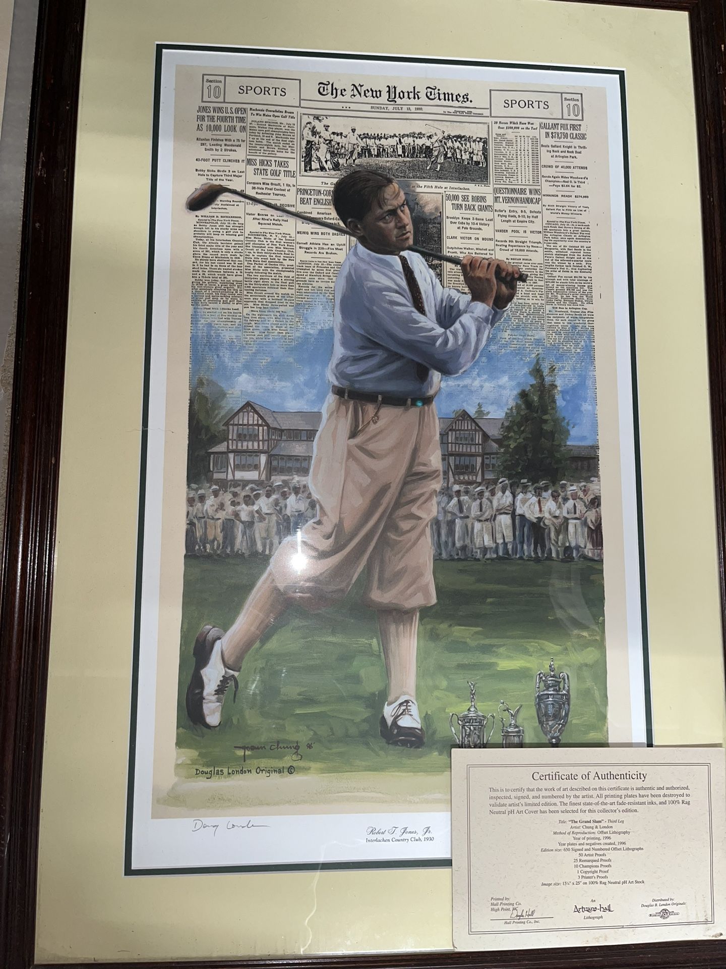 Bobby Jones Grand Slam #3 - Douglas London