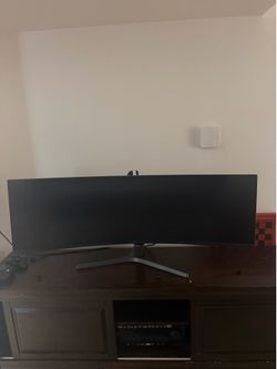 49in CRG9 Curved QLED Gaming Monitor 32:9 5120x1440 120Hz 4ms Black